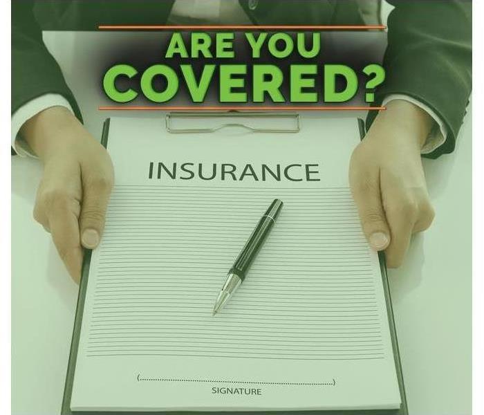 Clipboard with an insurance form